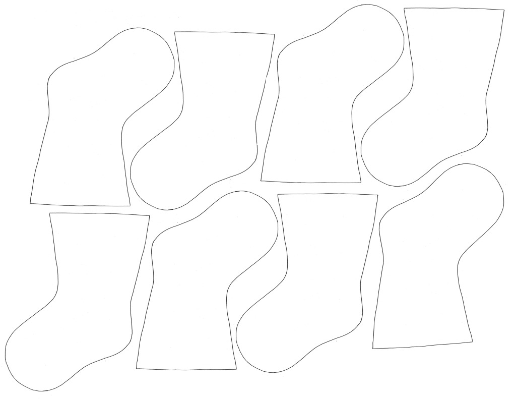 christmas stocking templates - 30 minute crafts